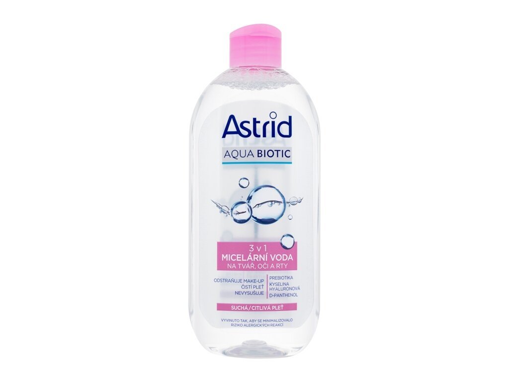 Astrid - Aqua Biotic 3in1 Micellar Water Dry/Sensitive Skin - For Women, 400 ml