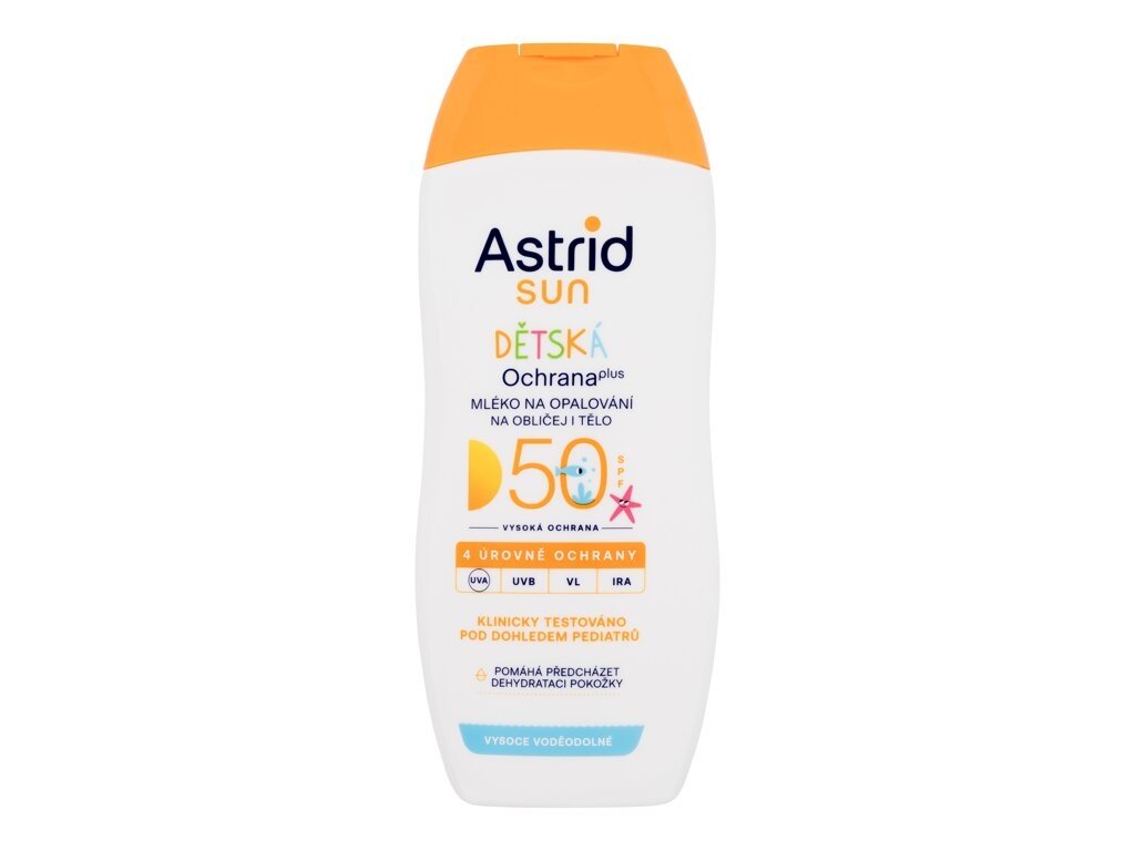 Astrid - Sun Kids Face and Body Lotion SPF50 - For Kids, 200 ml