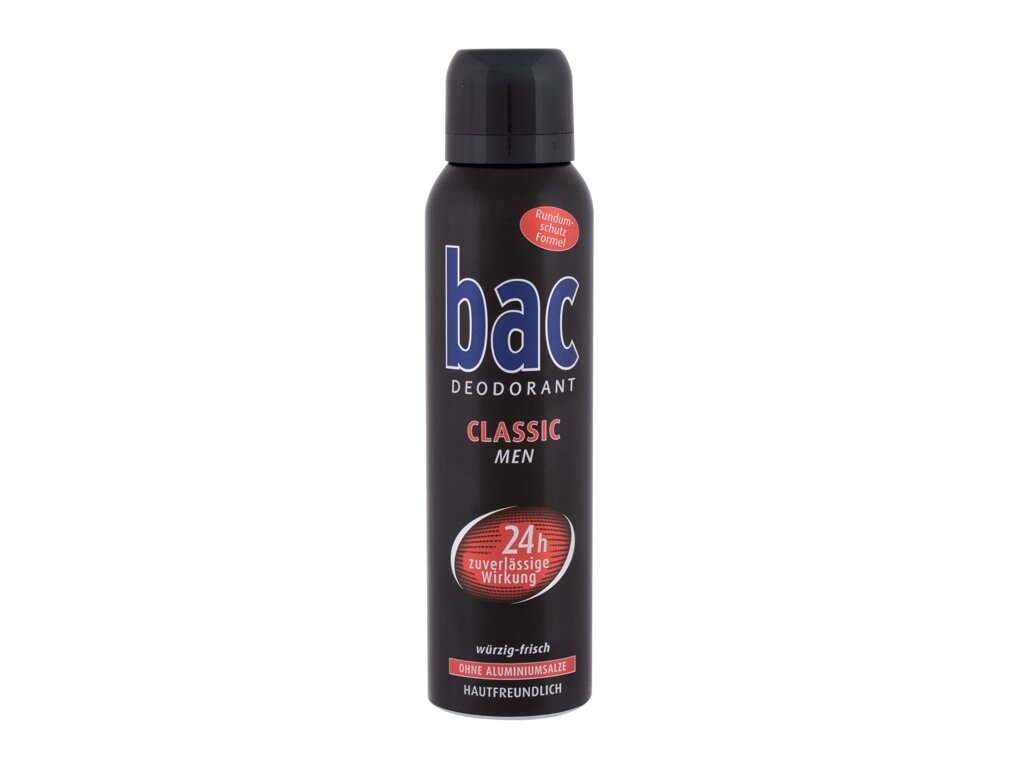 Bac - Classic 24h - For Men, 150 ml