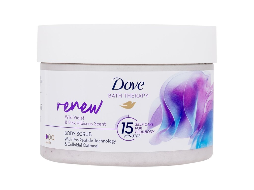 Dove - Bath Therapy Renew Body Scrub - For Women, 295 ml