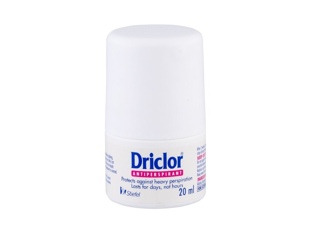 Driclor - Antiperspirant - Unisex, 20 ml