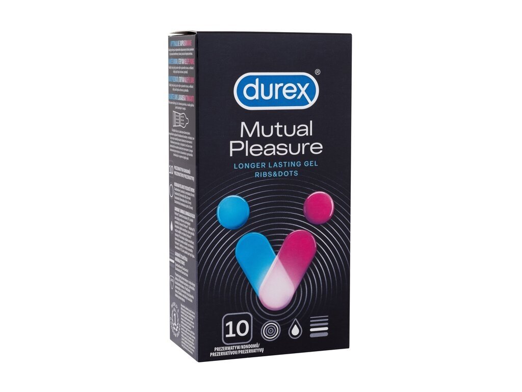 Durex - Mutual Pleasure - For Men, 10 pc