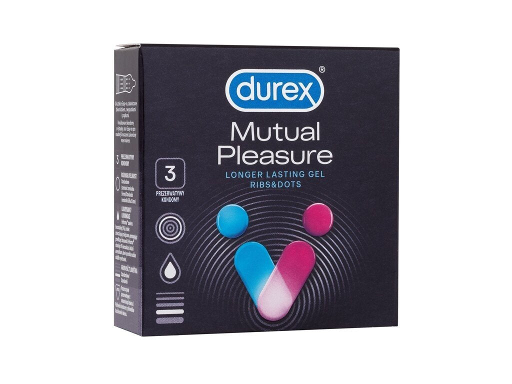 Durex - Mutual Pleasure - For Men, 3 pc