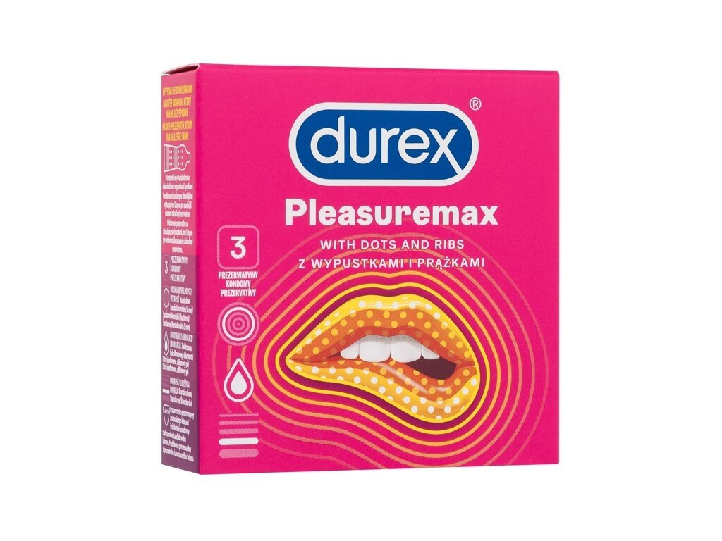 Durex - Pleasuremax - For Men, 3 pc