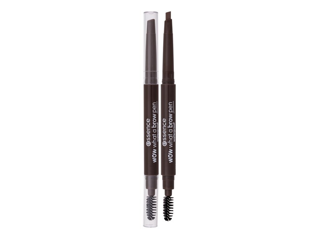 Essence - Wow What A Brow Pen 03 Dark Brown Waterproof - For Women, 0.2 g