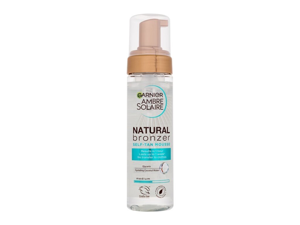 Garnier - Ambre Solaire Natural Bronzer Self Tan Mousse - Unisex, 200 ml