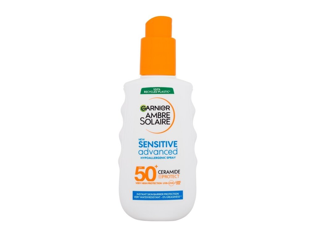 Garnier - Ambre Solaire Sensitive Advanced Hypoallergenic Spray SPF50+ - Unisex, 150 ml