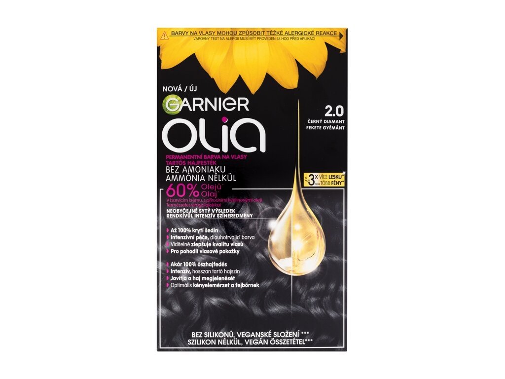 Garnier - Olia 2 Black Diamond - For Women, 60 g