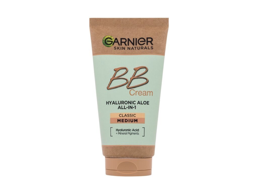 Garnier - Skin Naturals BB Cream Hyaluronic Aloe All-In-1 Medium SPF25 - For Women, 50 ml