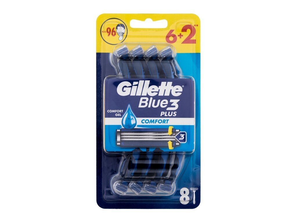 Gillette - Blue3 Comfort - For Men, 8 pc