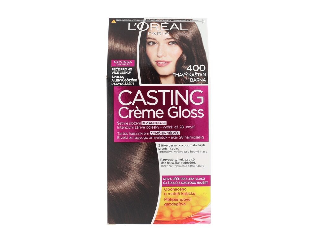 L'Oréal Paris - Casting Creme Gloss 400 Dark Brown - For Women, 48 ml