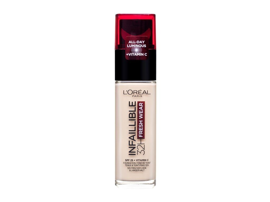 L'Oréal Paris - Infaillible 32H Fresh Wear 100 Linen/100 Warm Undertone SPF25 - For Women, 30 ml