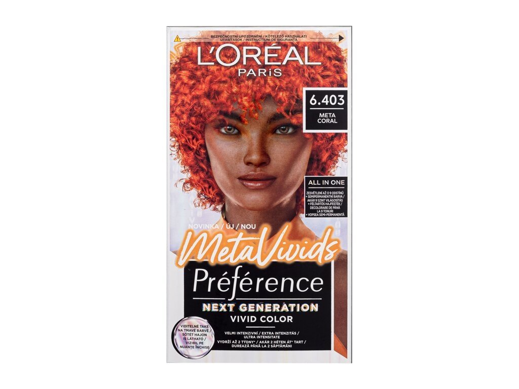 L'Oréal Paris - Préférence Meta Vivids 6.403 Meta Coral - For Women, 75 ml