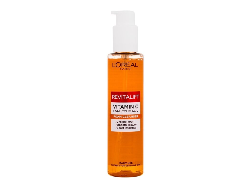 L'Oréal Paris - Revitalift Clinical Vitamin C + Salicylic Acid Cleanser - For Women, 150 ml