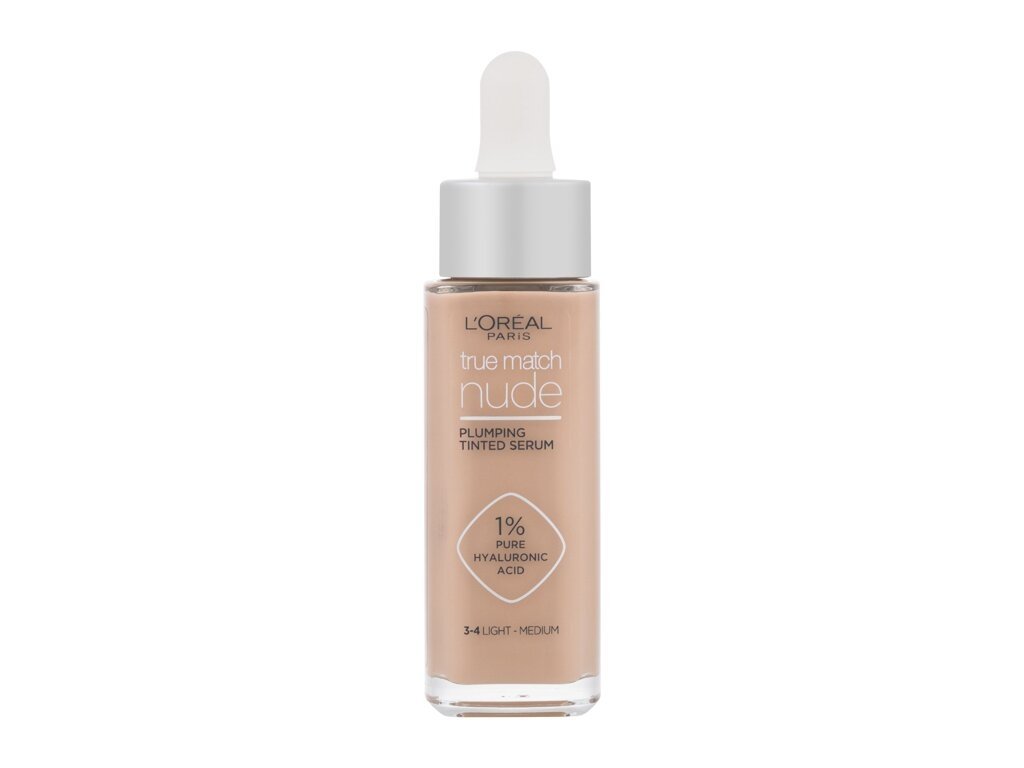 L'Oréal Paris - True Match Nude 3-4 Light-Medium Plumping Tinted Serum - For Women, 30 ml