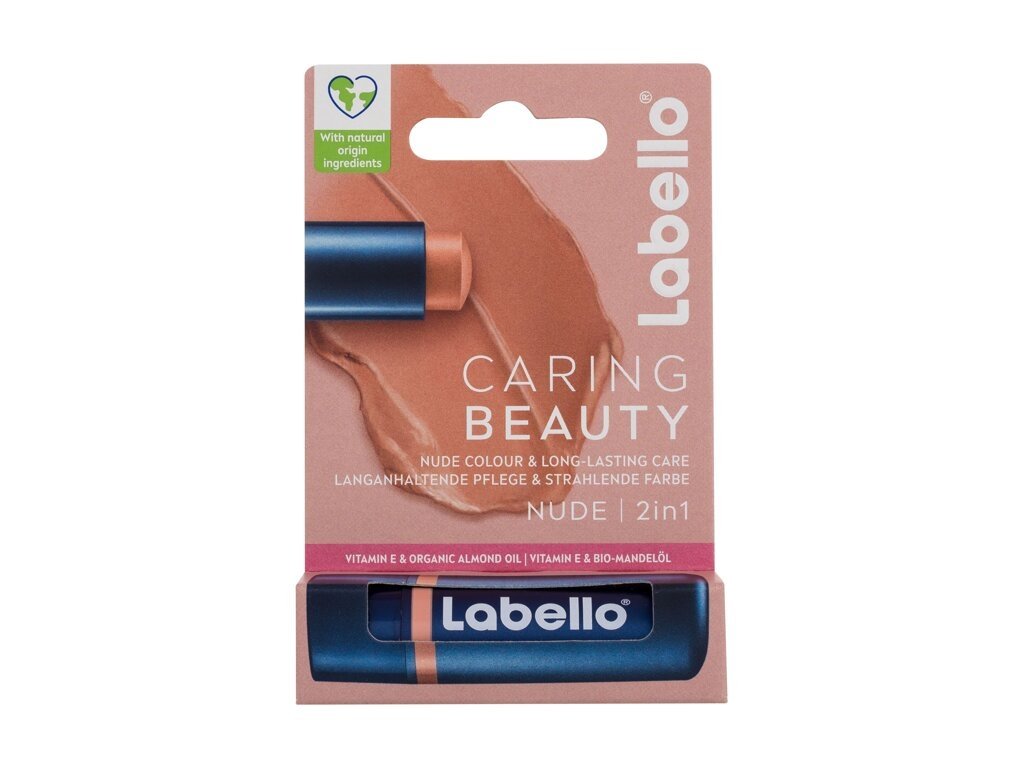 Labello - Caring Beauty Nude - For Women, 4.8 g