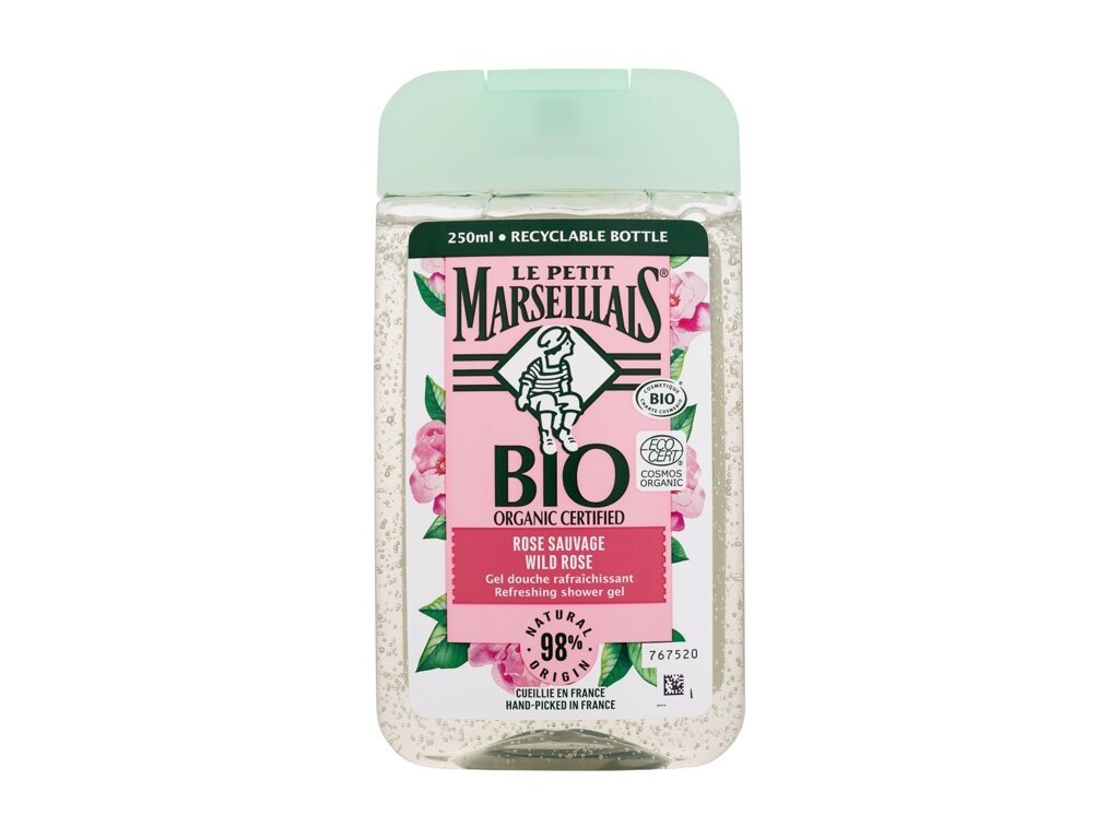 Le Petit Marseillais - Bio Organic Certified Wild Rose Refreshing Shower Gel - Unisex, 250 ml