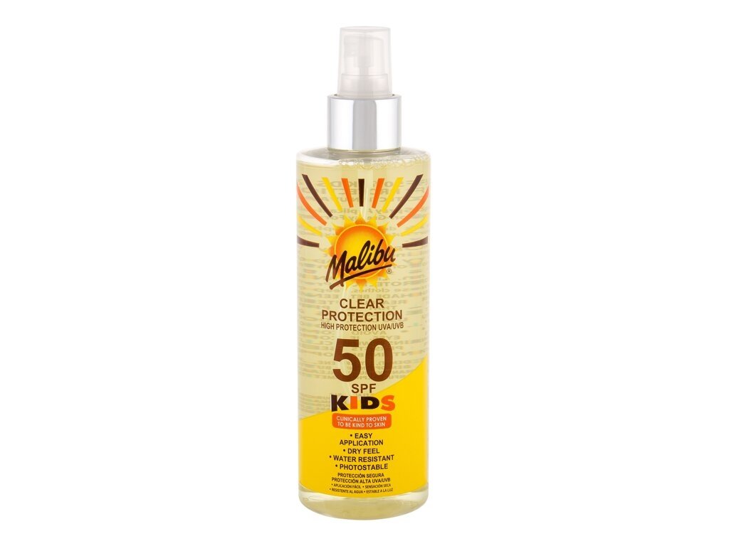 Malibu - Kids Clear Protection SPF50 - For Kids, 250 ml