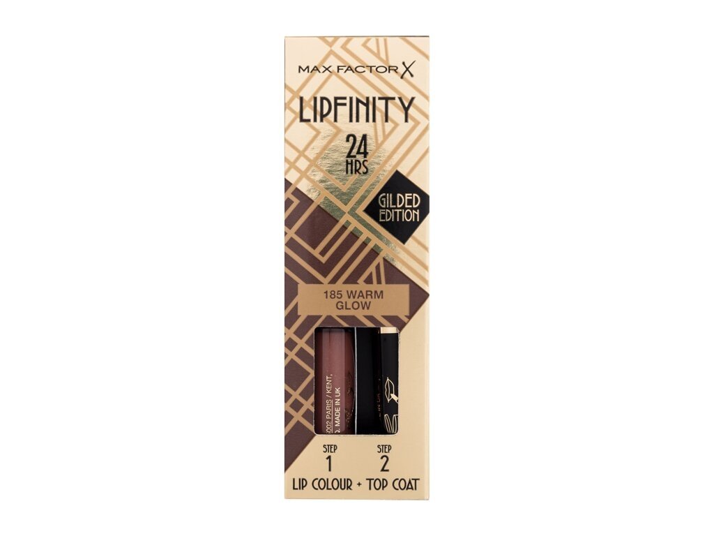 Max Factor - Lipfinity 24HRS Lip Colour 185 Warm Glow - For Women, 4.2 g