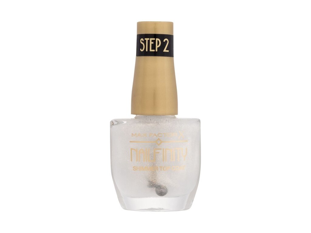 Max Factor - Nailfinity Shimmer Top Coat 102 Starry Veil - For Women, 12 ml