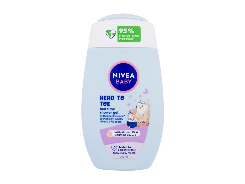 Nivea - Baby Head To Toe Bed Time Shower Gel - For Kids, 200 ml