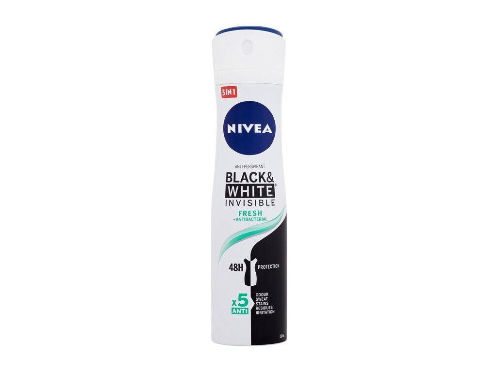 Nivea - Black & White Invisible Fresh 48h - For Women, 150 ml