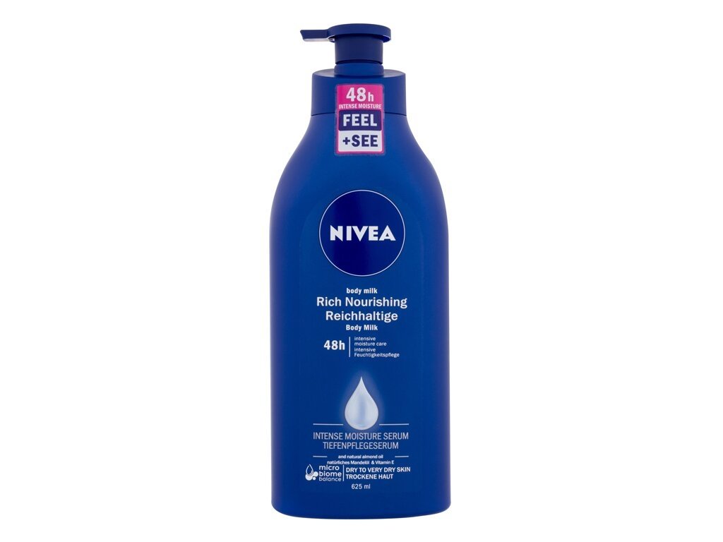 Nivea - Body Milk Rich Nourishing - For Women, 625 ml