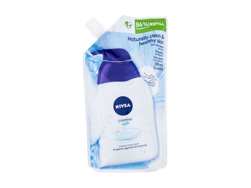 Nivea - Creme Soft Care Soap Refill - For Women, 500 ml