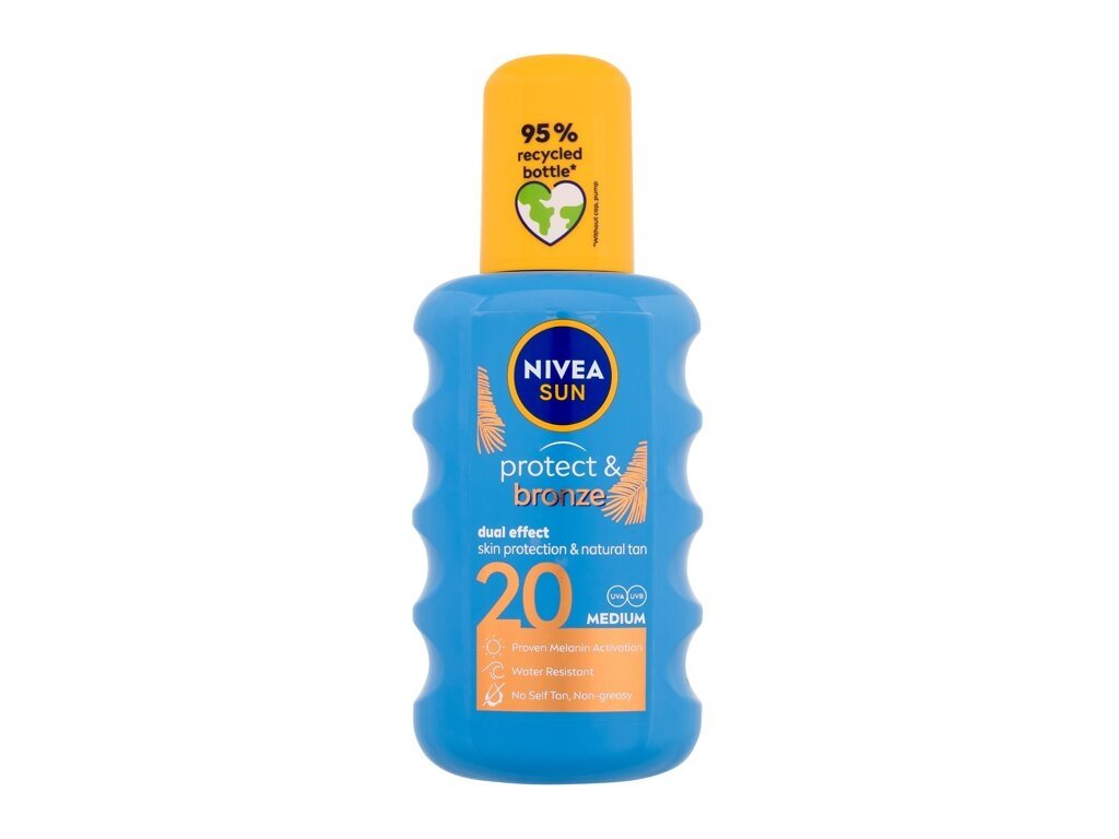 Nivea - Sun Protect & Bronze Sun Spray SPF20 - Unisex, 200 ml