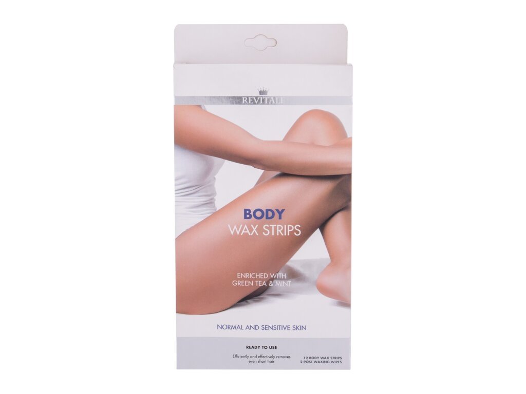 Revitale - Wax Strips Body - For Women, 12 pc