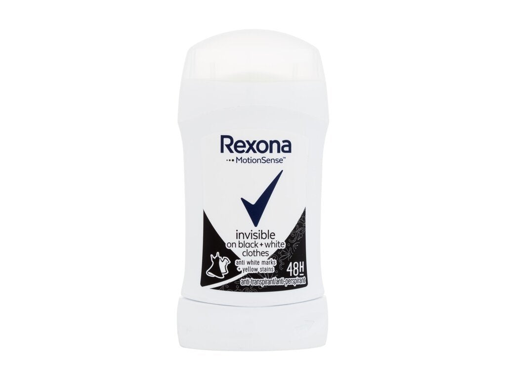 Rexona - MotionSense Invisible Black + White - For Women, 40 ml