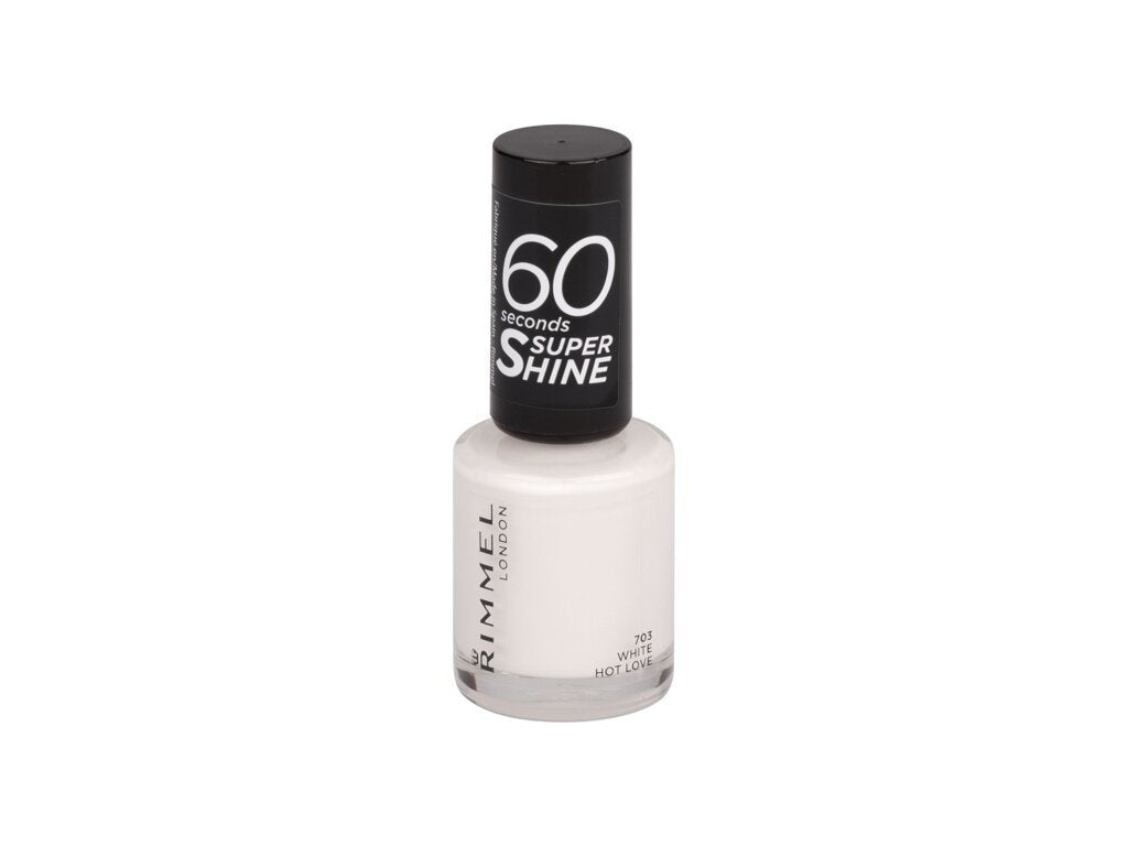 Rimmel London - 60 Seconds Super Shine 703 White Hot Love - For Women, 8 ml