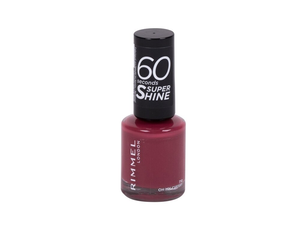 Rimmel London - 60 Seconds Super Shine 710 Oh My Cherry - For Women, 8 ml