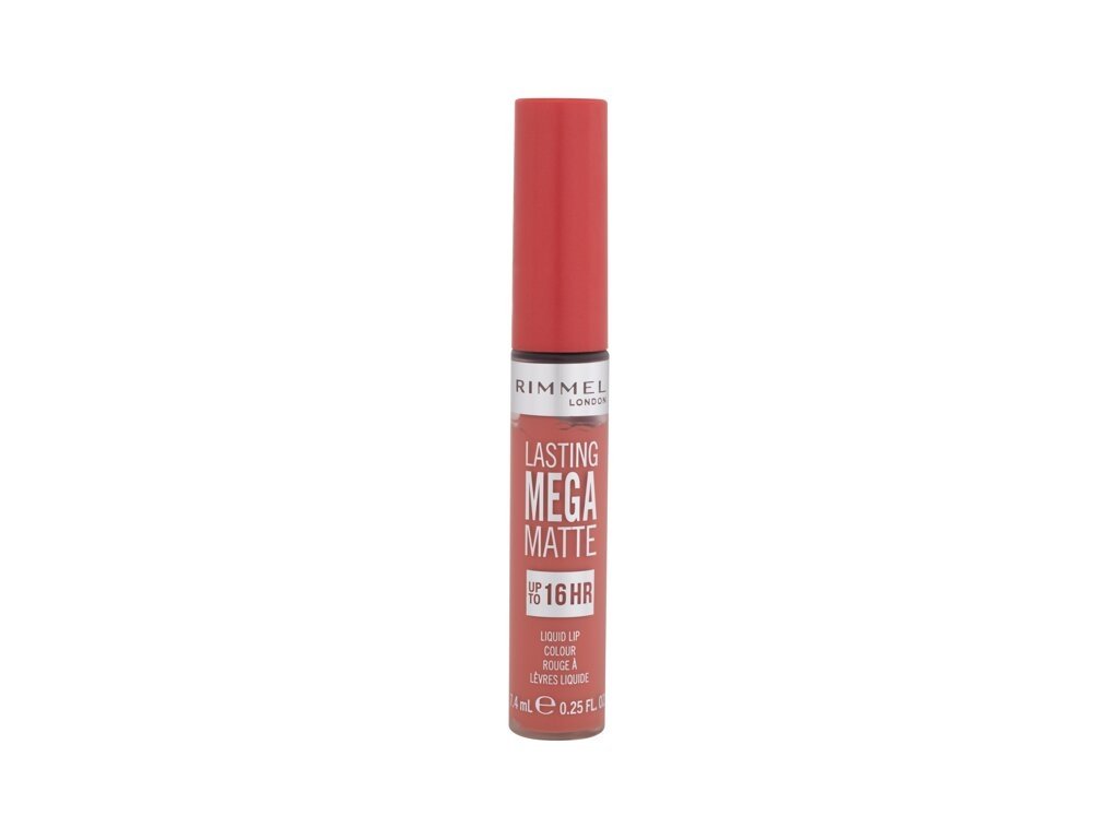 Rimmel London - Lasting Mega Matte Liquid Lip Colour Coral Sass - For Women, 7.4 ml