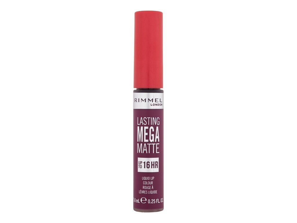 Rimmel London - Lasting Mega Matte Liquid Lip Colour Rock Me Purple - For Women, 7.4 ml