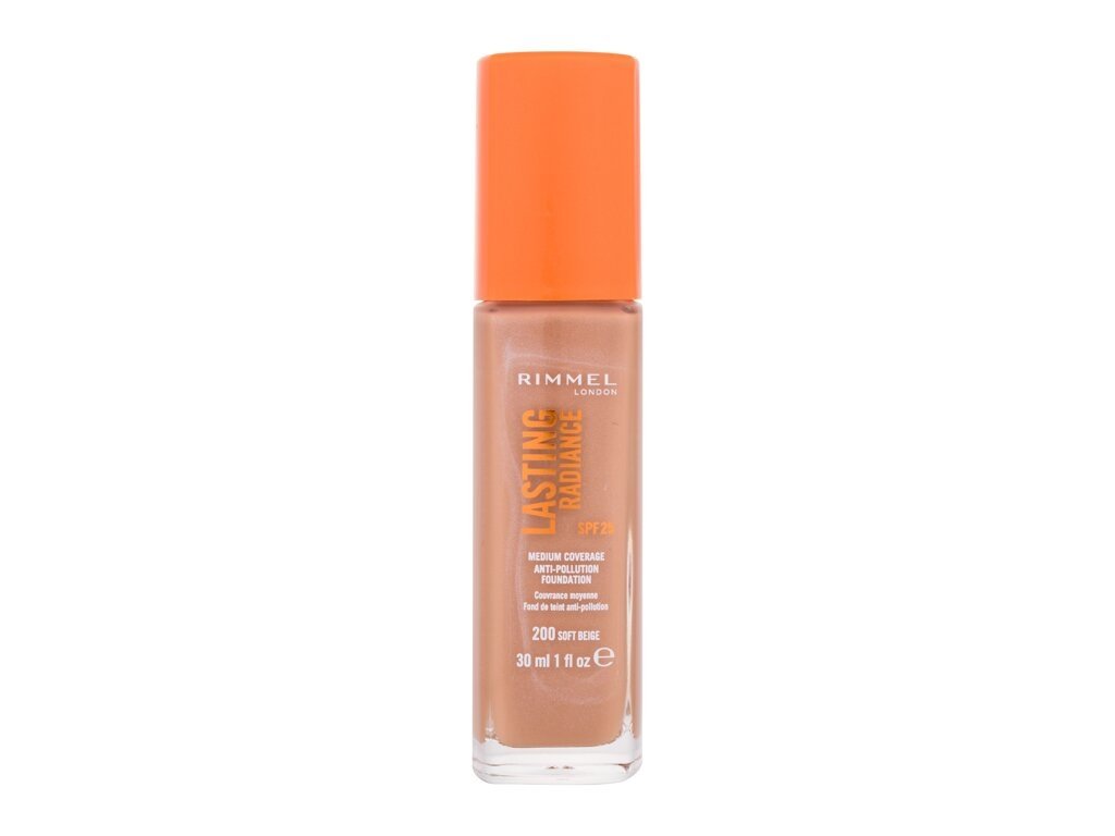 Rimmel London - Lasting Radiance 200 Soft Beige SPF25 - For Women, 30 ml