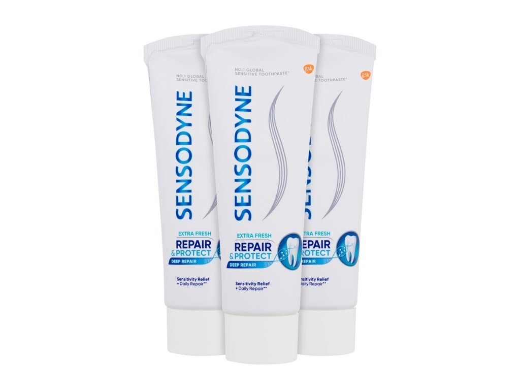 Sensodyne - Repair & Protect Extra Fresh Trio - Unisex, 3x75 ml