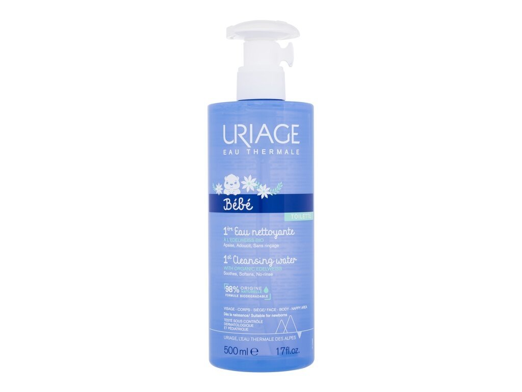 Uriage - Bébé 1st Cleansing Water - For Kids, 500 ml