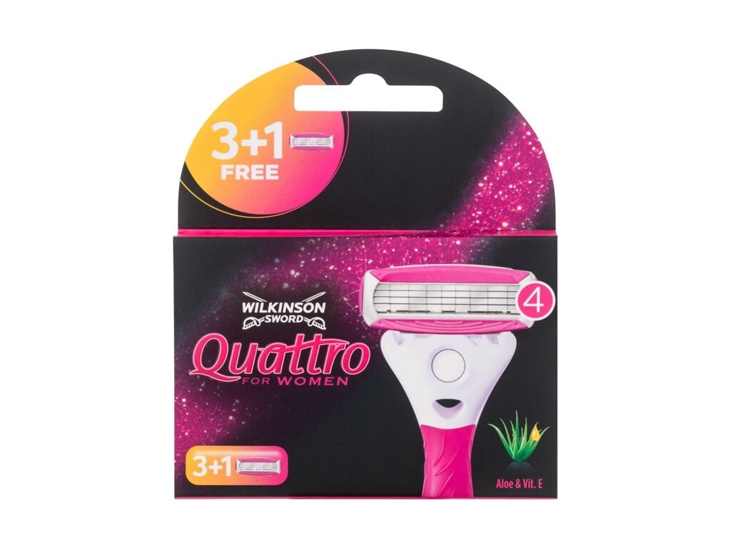 Wilkinson Sword - Quattro For Women - For Women, 4 pc