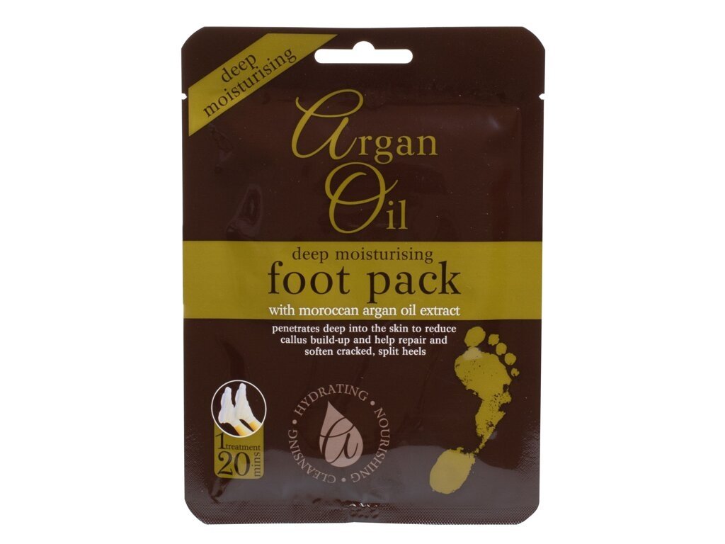 Xpel - Argan Oil Deep Moisturising Foot Pack - For Women, 1 pc