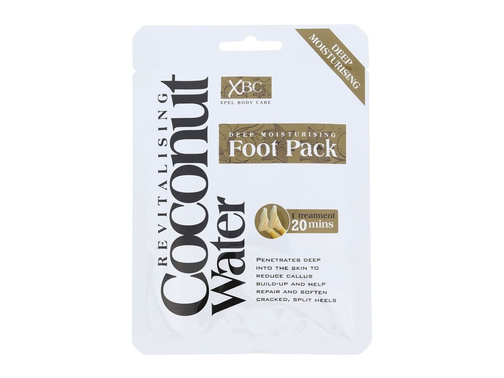 Xpel - Coconut Water Deep Moisturising Foot Pack - For Women, 1 pc