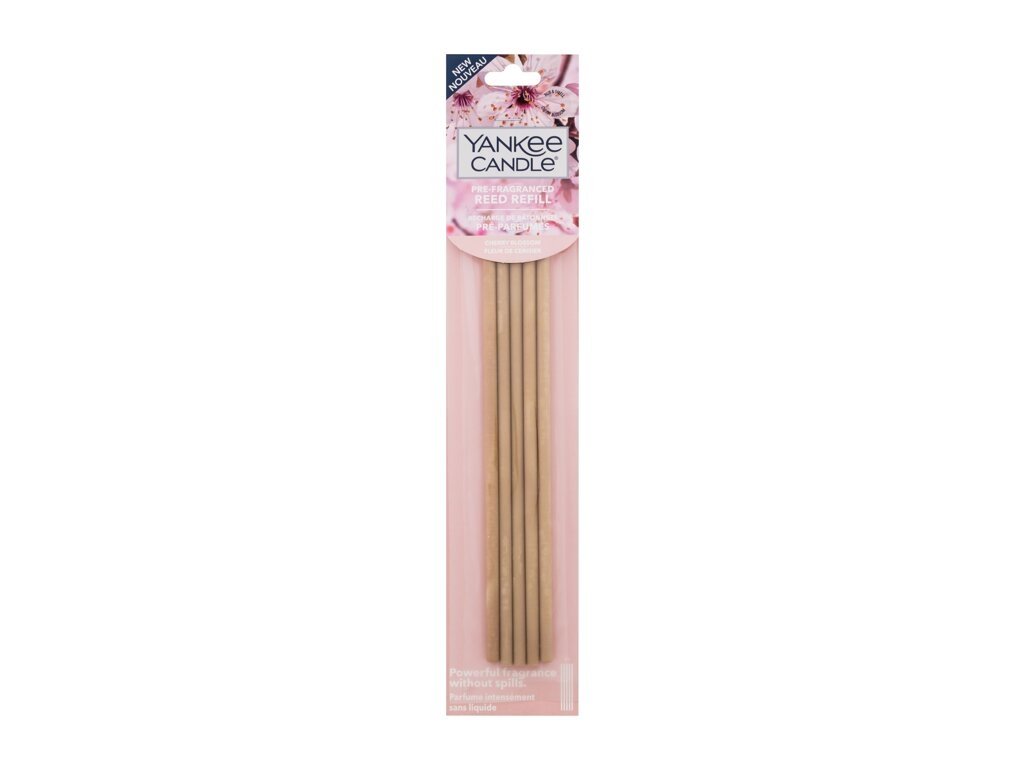 Yankee Candle - Cherry Blossom Pre-Fragranced Reed Refill - Unisex, 5 pc