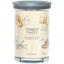 Yankee Candle - Soft Wool & Amber Signature Tumbler Candle ( jemná vlna a ambra ) - Vonná svíčka 567.0g