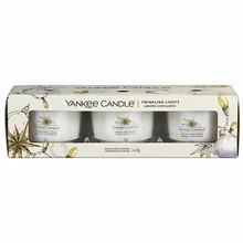 Yankee Candle - Twinkling Lights Sada votivních svíček ve skle 37.0g